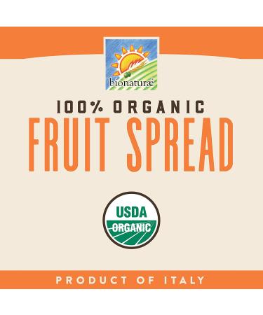 Bionaturae Organic Bilberry Fruit Spread - Non-GMO, USDA Certified, No Sugar Added, Made In Italy | 9 oz - Buy Online on GoSupps.com