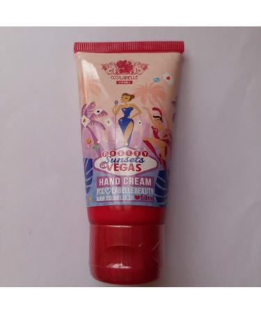 Pretty Sunsets in Vegas Hand Cream by CCL Beauty 50ml Hand Creme Moisturizing with Shea butter Velvety Smooth with Rich and Creamy Texture