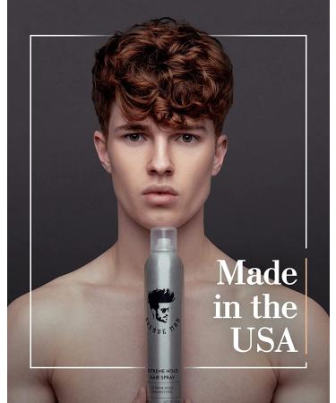 Extreme Hold Hair Spray for Men by Avenue Man - Extra Firm Hold for All Hair Types - Natural Extracts - Paraben-Free Formula - 9.00 oz - Buy Online on GoSupps.com