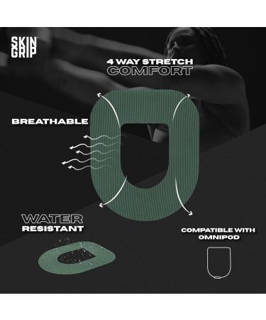 Buy Skin Grip Adhesive Patches for Omnipod Insulin Pump | Waterproof & Sweatproof | 3-Day Basics Pack - Buy Online on GoSupps.com