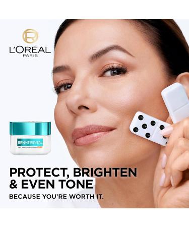 L'Or al Paris Bright Reveal Dark Spot Hydrating Cream SPF 50 for Face UV Filters with Patented Mexoryl 400 5.6% Moisturising Complex and 2% Niacinamide Protects Brightens and Evens Skin Tone 50ml - Buy Online on GoSupps.com