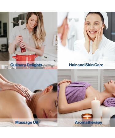 Pure Cedarwood Atlas Essential Oil - 2oz | Aromatherapy Hair & Skin Care Culinary Use | Wild Harvest from Morocco | Cleaning & DIY Solutions - Buy Online on GoSupps.com