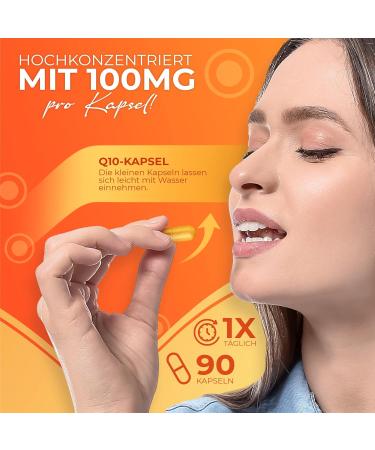 High-Quality Coenzyme Q10 - 100 mg Vegan Capsules | 90 Count - 3-Month Supply - Laboratory Tested & High-Dosed - Buy Online on GoSupps.com