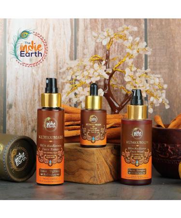 Kum kumadi Tailam 30 ml | Ayurvedic Beauty Face Oil | Night Serum for Brighter Glowing & Younger-Looking Skin with Turmeric Saffron & Indian Lotus - Buy Online on GoSupps.com