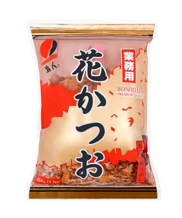 Katsuobushi Dried Bonito Flakes - Jumbo Pack 16 Oz - Large Dashi Bonito Flakes - Make Traditional Japanese Dashi at Home - Premium Bonito Flakes for Dashi
