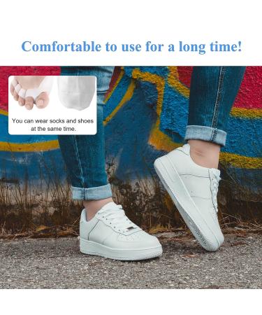 Angel Wings Silicone Toe Separators - 2 Pairs for Toe Straightening, Hammer Toe Relief, Bunion Pain - Men and Women - Buy Online on GoSupps.com