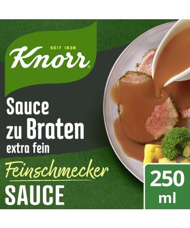 Knorr Gourmet Sauce for Frying - Extra Fine Delicious Brown Sauce 250ml - No Additives or Dyes - International Shipping - Buy Online on GoSupps.com