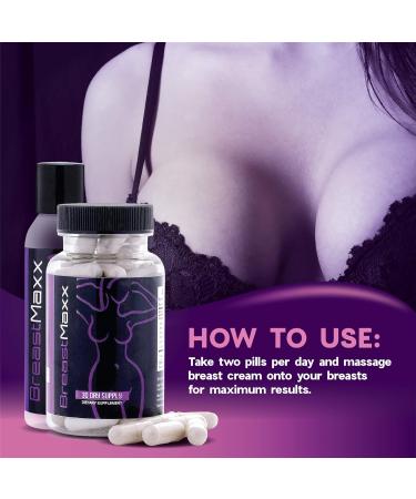 Breast Maxx Breast Enhancement Kit for Men and Women - Breast Enhancement Pills - Natural Breast Cream - Buy Online on GoSupps.com