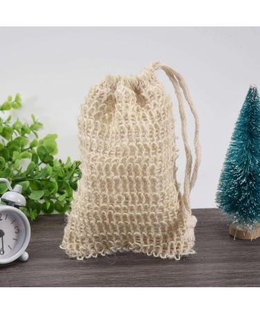 150Pcs Natural Sisal Soap Bags - Exfoliating Shower & Bath Pouch Holders for Soap Savers | Eco-Friendly & Durable - Buy Online on GoSupps.com