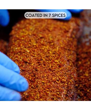 Air Dried British Beef Multipack (5 x 50g) - 20.5g Protein Per Pack | High Protein & Low Fat Beef Snack | Gluten Free | Grass Fed British Beef | No Added Nasties | Beef Jerky & Biltong Alternative - Buy Online on GoSupps.com