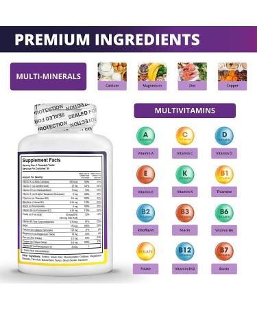 NuBest Tall Kids Chewable Multivitamins & Minerals for Kids Ages 2-9 | Immunity & Bone Strength Support | Fun Animal Shapes | 90 Berry Tablets - Buy Online on GoSupps.com