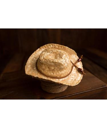 AMOS and SAWYER Newborn Straw Cowboy Hat - Perfect for Newborn Photography Prop - Buy Online on GoSupps.com