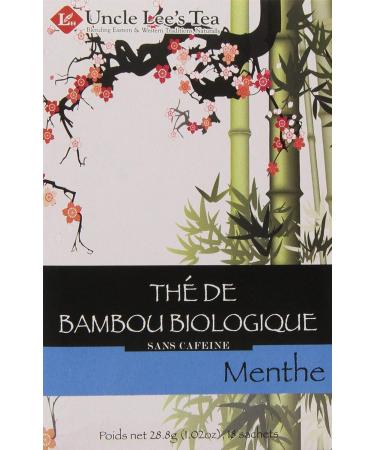 UNCLE LEE'S Org Bamboo Mint Tea 18bg - Buy Online on GoSupps.com
