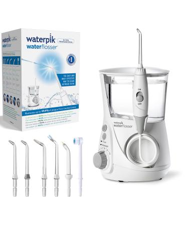 Ultra Professional Waterflosser Fixed oral shower with 7 attachments pressure range of 0.7-7 bar can be adjusted via 10 pressure settings integrated timer white (WP-660Eu) - Buy Online on GoSupps.com