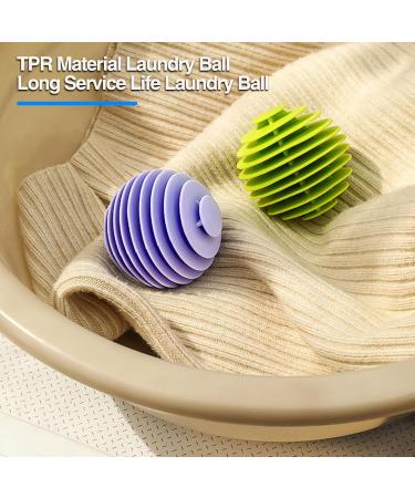 3Pcs Laundry Dryer Ball Convenient Effective Washer Balls Reusable Washing Balls Gentle Cleaning Clothes Tools for Home White - Buy Online on GoSupps.com