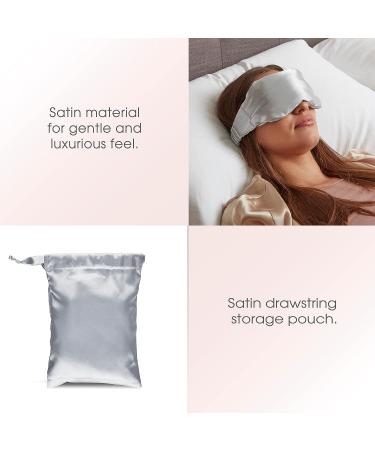 Conair Lavender-Scented Weighted Eye Mask for Sleep | Satin Eye Mask with Storage Pouch - Buy Online on GoSupps.com