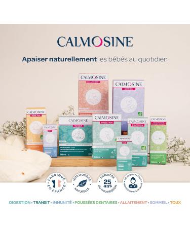 Calmosine - Baby TUX - Soothes throat when coughing - With organic plant extracts - 100ml bottle - Made in France - Buy Online on GoSupps.com