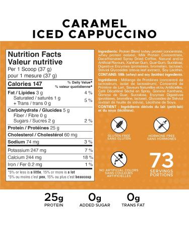 Revolution Nutrition High Whey Protein Powder Whey Isolate Gluten Free Lean Muscle Mass For Men & Women 25g of Protein Per Scoup 2.7kg 73 Servings (Caramel Iced Cappuccino 6 Pound) Caramel Iced Cappuccino 6 Pound - Buy Online on GoSupps.com