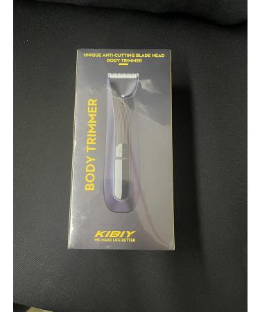 Buy Kibiy Men's Intimate Razor - LED & IPX7 Waterproof Body Hair Trimmer with Anti-Cut Blades - Buy Online on GoSupps.com