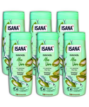 TopDeal ISANA Aloe Vera Shower Gel 6 x 300 ml