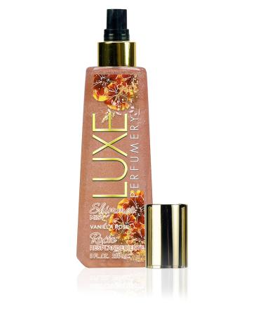 Luxe Perfumery Vanilla Rose Shimmer Mist 236 mL 8 Ounce (Pack of 1) Vanilla Rose - Buy Online on GoSupps.com