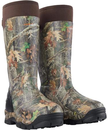 HISEA Apollo Pro 400G Insulated Men's Hunting Boots | Waterproof Rubber Mud Boots in 8 Kanati Camo - Buy Online on GoSupps.com