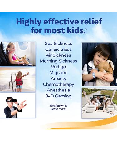 Sea-Band Child Anti-Nausea Acupressure Wristband for Motion & Morning Sickness - Assorted, 1 Pair - Buy Online on GoSupps.com