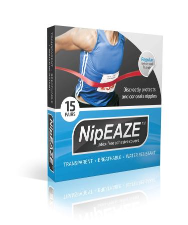 NipEaze - The Original Sports Nipple Cover - Nipple Chafing Prevention (1pack, Regular)