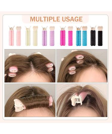 12PCS Volumizing Hair Clips for Styling - Velcro Rollers for Volume & Curly Hair - Color-1 - Buy Online on GoSupps.com