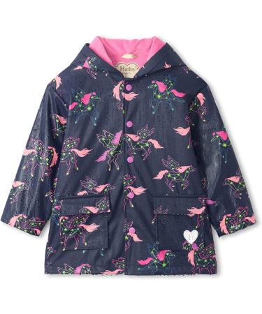 Hatley Girls' Printed Raincoat 3 Years | Colour Changing Pegasus Constellations - Buy Online on GoSupps.com