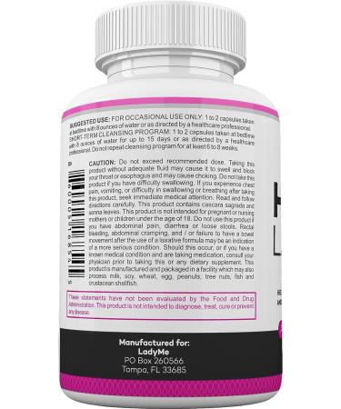 Herbal Laxative for Women - Gentle Constipation Relief with Psyllium Husk, Cascara Sagrada & Probiotics - 60 Capsules - Buy Online on GoSupps.com