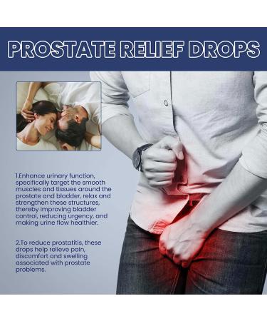 Prostate Treatment Drops 2024 Prostate Pain Relief Drops Prostate Health Support Prostate Pain Relief Drops Prostate Natural Herbal Drops for Men (2 Pcs) - Buy Online on GoSupps.com