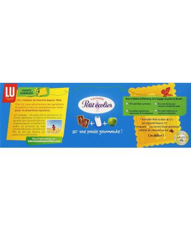 LU Petit Ecolier Biscuits Milk Chocolate 150 g - Pack of 7 - Buy Online on GoSupps.com