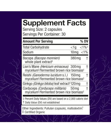 Host Defense Bundle with MycoBotanicals Brain* Capsules 60 Count & Cordyceps Capsules 60 Count - Support Memory & Focus - Support Immune Health & Energy* - Buy Online on GoSupps.com