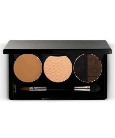 Jolie Pro Sculpting Brow Palette Kit (Dark)