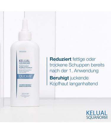 Ducray Kelual Squanorm Refreshing Lotion for dandruff and itching 200 ml - Buy Online on GoSupps.com