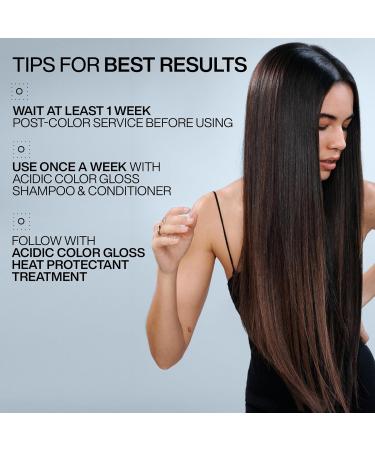 Redken Acidic Color Gloss | Rinse Out Hair Gloss Treatment with Apricot Oil | Deep Conditioning & Shine for Color-Treated Hair | Up to 3 Days Intense Gloss - Buy Online on GoSupps.com