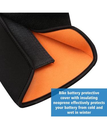 Waterproof E-Bike Battery Protective Cover | Reflective & Cold-Resistant Covers for 28-34 cm Batteries | Extend Lifespan | Dustproof EBike Accessories - Buy Online on GoSupps.com