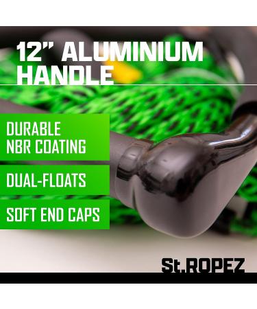 75' Water Ski Rope with Floating Handle - Sectioned - Get a Thrill Out of Water Sports 75ft Green - Buy Online on GoSupps.com