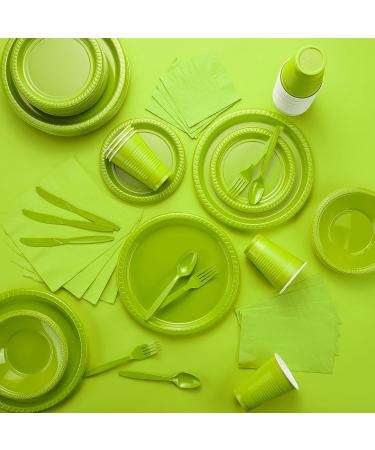 Amcrate Big Party Pack 40 Count Green Dinner Napkins - Perfect for Wedding, Party, Birthday - 7x7 Inch Size - Buy Online on GoSupps.com