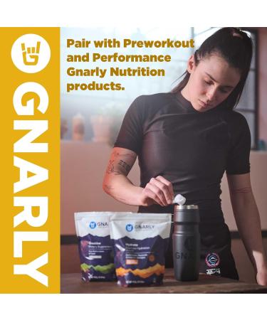 Gnarly Nutrition Vanilla Protein Powder NSF Sport Certified 25g Protein Muscle Repair Grass Fed Whey Powder Smooth Taste Vanilla 32 oz Vanilla Canister (20 Servings) - Buy Online on GoSupps.com
