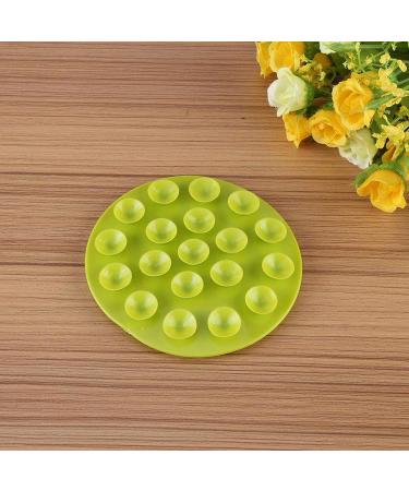 GLOGLOW Baby Feeding Set | Anti-Slip Suction Placemat and Bowl | Double-Sided Suckers | Green Color - Buy Online on GoSupps.com