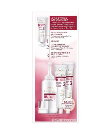 L'Oreal Paris Excellence Creme 7 Dark Blonde Hair Color - Gray Coverage, Triple Care Formula - 1 Count - Buy Online on GoSupps.com