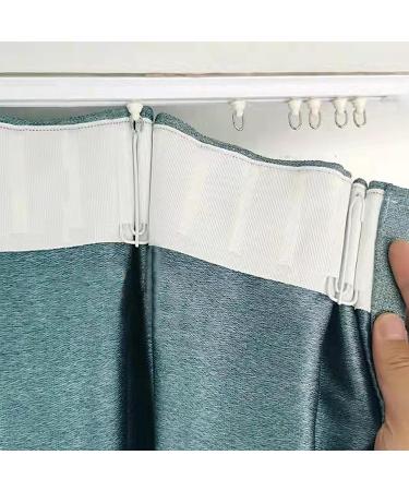 MJMP Pleat Tape for Curtain Heading Vintage Style Small Size(10Yard White) white 2.8in X 10Yard - Buy Online on GoSupps.com