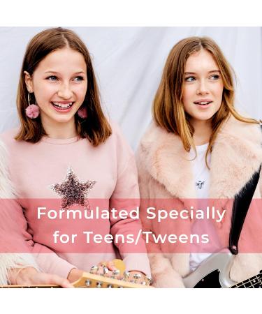 Girls' Starter Skincare Set - Spots & Stripes: Natural Essentials for Teen Skin with Virgin Coconut & Kanuka - Combats Blemishes - 150ml Cleanser + 15g Super Balm - Buy Online on GoSupps.com