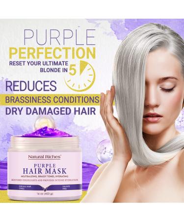 Ultimate Purple Shampoo, Conditioner, and Hair Mask Set for Blonde, Platinum, Bleached, Silver, and Gray Hair - Neutralizes Brassiness and Enhances Color - Buy Online on GoSupps.com
