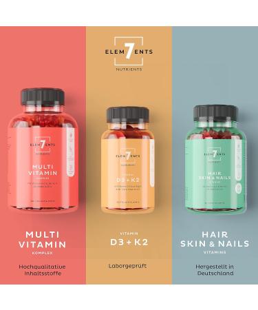 Shop Sugar-Free Hair Skin & Nails Gummies - Vitamin A C D E Biotin Zinc | Vegan Rubber Fruit Bears for Healthy Skin Hair & Nails - Buy Online on GoSupps.com