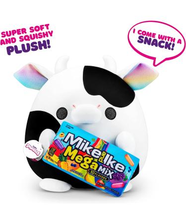 Snackles Series 1 Cow Surprise Medium Plush - Ultra Soft & Cuddly 35 cm Toy with Snack Brand Accessory - Ages 3 - Buy Online on GoSupps.com