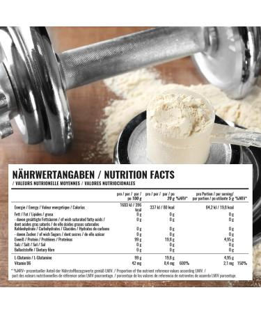 BWG 100% L-Glutamin Ultrapure Pulver - Hochdosiert Premium-Qualit t f r Muskelaufbau Krafttraining & Bodybuilding (1 x 500g) - Buy Online on GoSupps.com