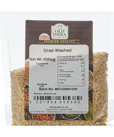 Old India Urad Washed 250g - Premium Quality Black Lentils - Buy Online on GoSupps.com